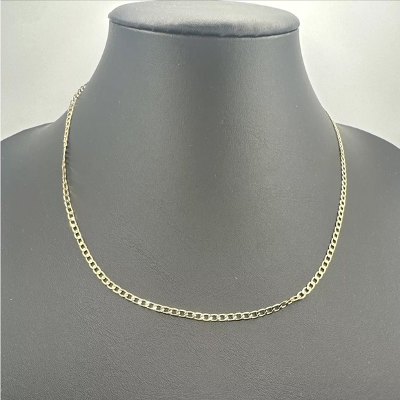 14kt Yellow Gold Filled Vintage Hot Thin Box 20 Inch Necklace